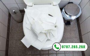 bồn cầu bị nghẹt tại Đà Lạt